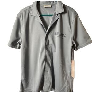 Originals Brooklyn Cloth Men’s Short Sleeve Button Front Shirt Sz S NWT